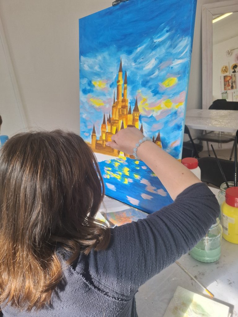Disney mesekastély élményfestés 2026.03.08. – TiaDor Stúdió