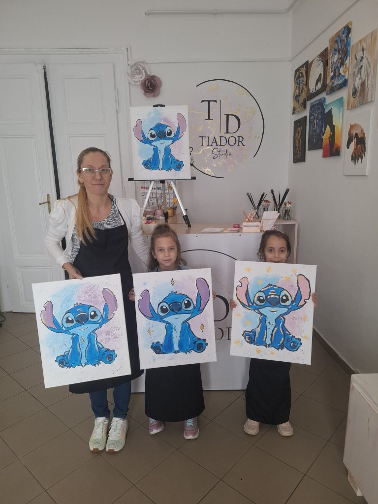 Stitch élményfestés – 2026.03.14. – TiaDor Stúdió
