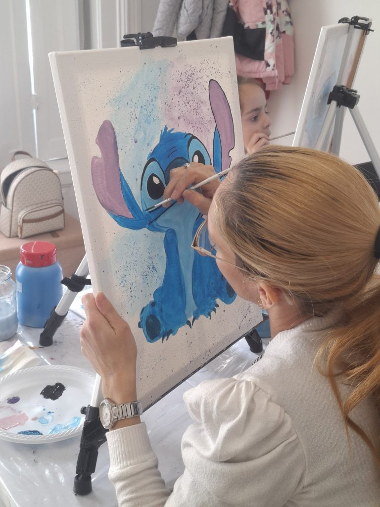 Stitch élményfestés – 2026.03.14. – TiaDor Stúdió