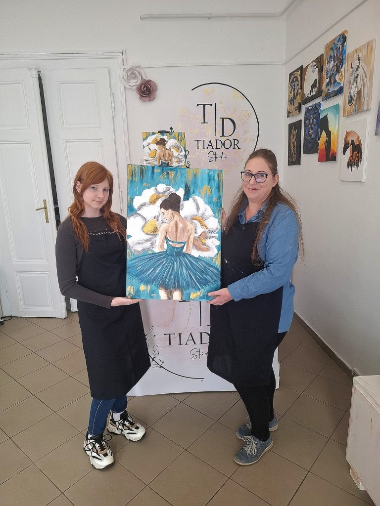 A csend tánca élményfestés – 2026.04.26. – TiaDor Stúdió