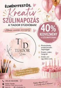 Lányos születésnapi program a TiaDor Stúdióban